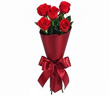 Букет 5 Красных роз Эдлесс Лав в Смоленской