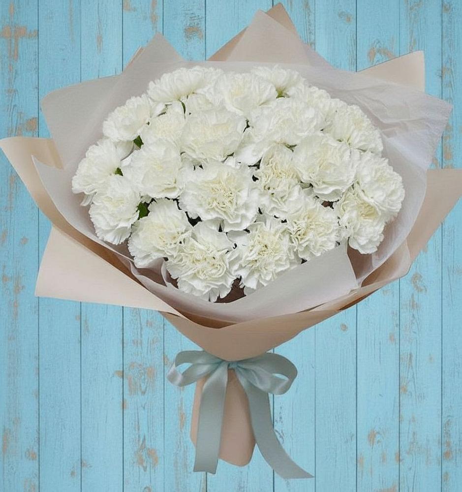 Букет цветов из: Гвоздики в Смоленской