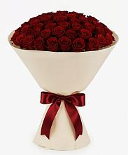 Букет 101 Бордовая роза Блэк Бакарра в Смоленской