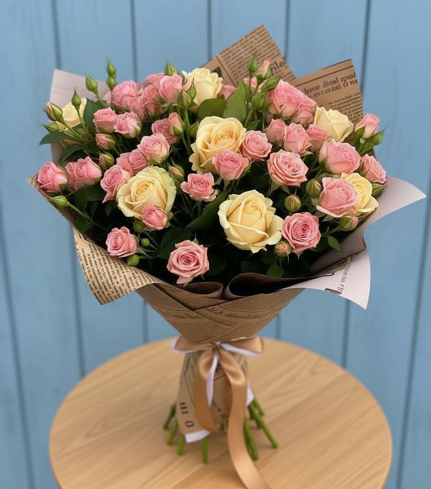 Букет цветов из: Розы в Смоленской