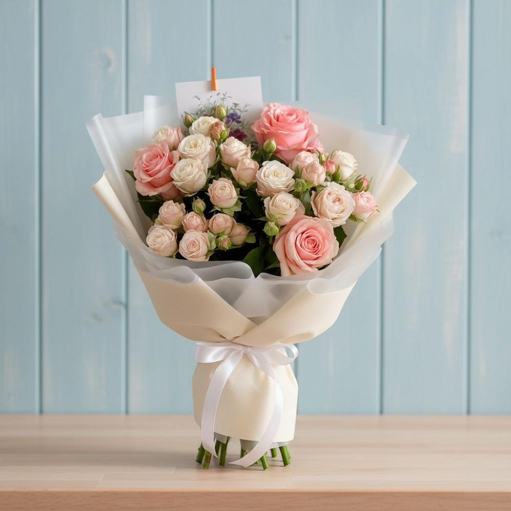 Букет цветов из: Розы в Смоленской