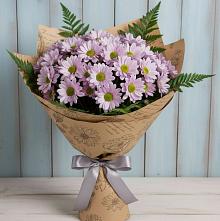 Букет цветов из:  Хризантемы в Смоленской