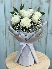 Букет цветов из:  Розы в Смоленской