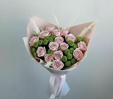Букет цветов из:  Розы и Хризантемы в Смоленской