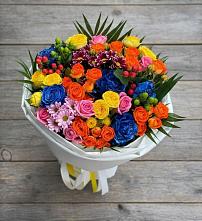 Букет цветов из:  Розы и Хризантемы #REPLACE_PRED# Смоленской