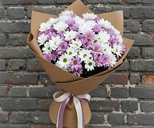 Букет цветов из:  Хризантемы #REPLACE_PRED# Смоленской