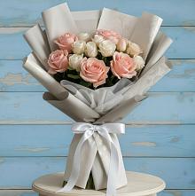 Букет цветов из:  Розы в Смоленской