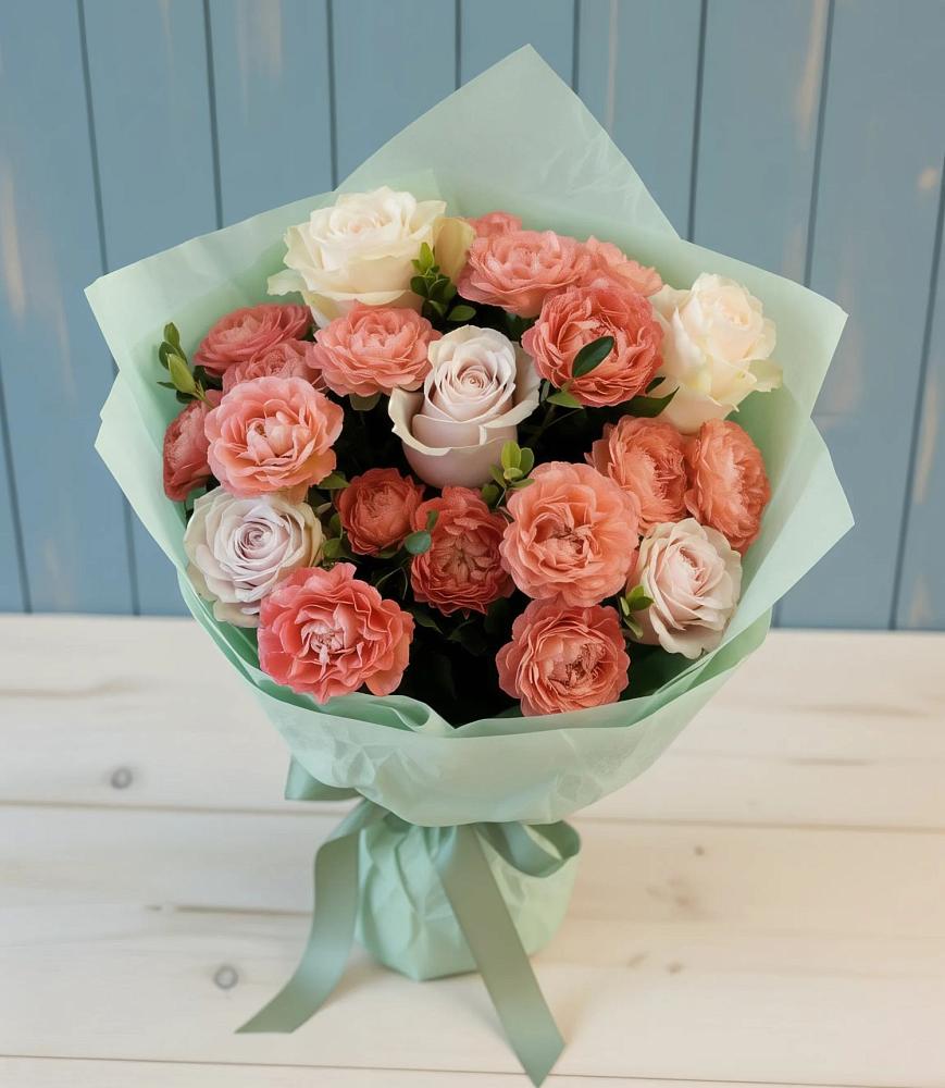 Букет цветов из: Розы в Смоленской