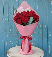 Букет цветов из:  Розы в Смоленской