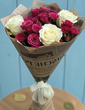 Букет цветов из:  Розы в Смоленской