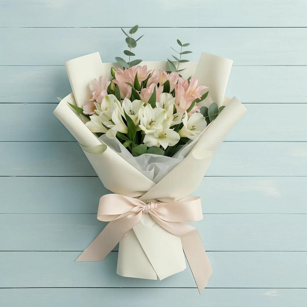 Букет цветов из: Альстромерии в Смоленской