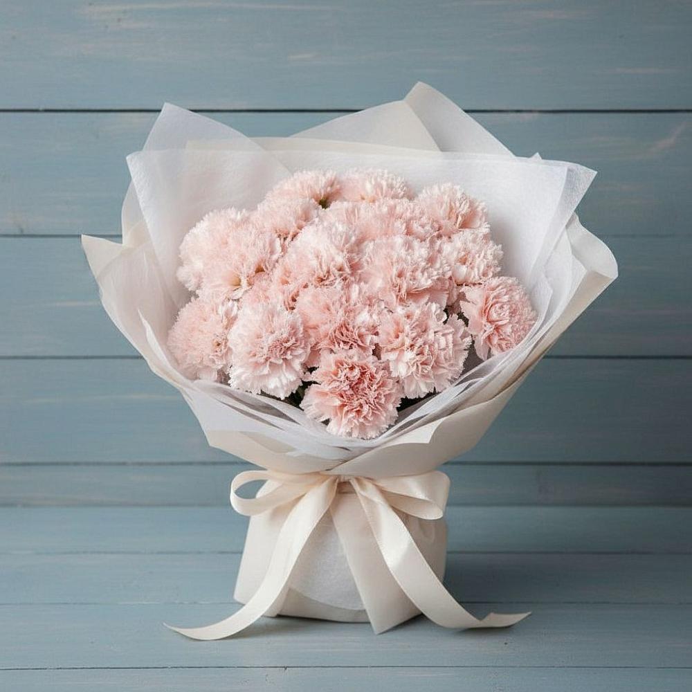 Букет цветов из: Гвоздики в Смоленской