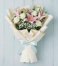 Букет цветов из:  Лилии #REPLACE_PRED# Смоленской